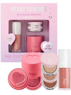 Kaja Heart To Heart Best Of Kaja Eye, Cheek & Lip Set BRAND NEW/SEALED